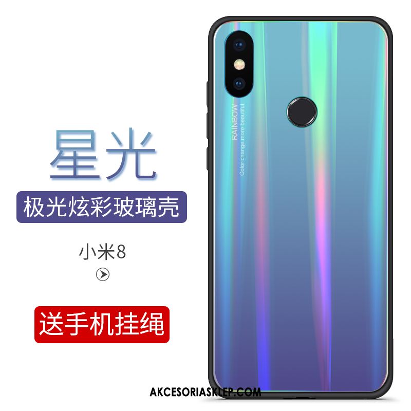 Futerał Xiaomi Mi 8 Anti-fall Zielony Osobowość Wiszące Ozdoby Kolor Gradientu Etui Sprzedam