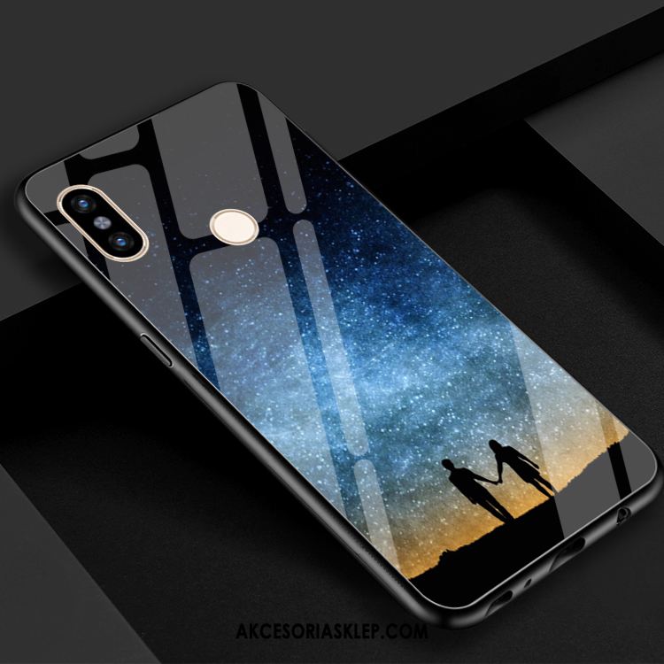 Futerał Xiaomi Mi 8 Czarny Niebieski Szkło Hartowane Mały Wszechświat Etui Dyskont