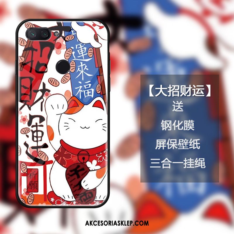 Futerał Xiaomi Mi 8 Lite Czerwony Osobowość Wiszące Ozdoby Młodzież Telefon Komórkowy Pokrowce Dyskont