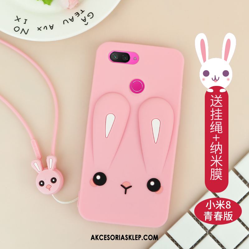 Futerał Xiaomi Mi 8 Lite Purpurowy Mały Silikonowe Modna Marka Telefon Komórkowy Obudowa Sprzedam