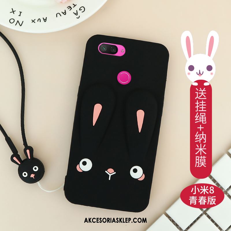 Futerał Xiaomi Mi 8 Lite Purpurowy Mały Silikonowe Modna Marka Telefon Komórkowy Obudowa Sprzedam