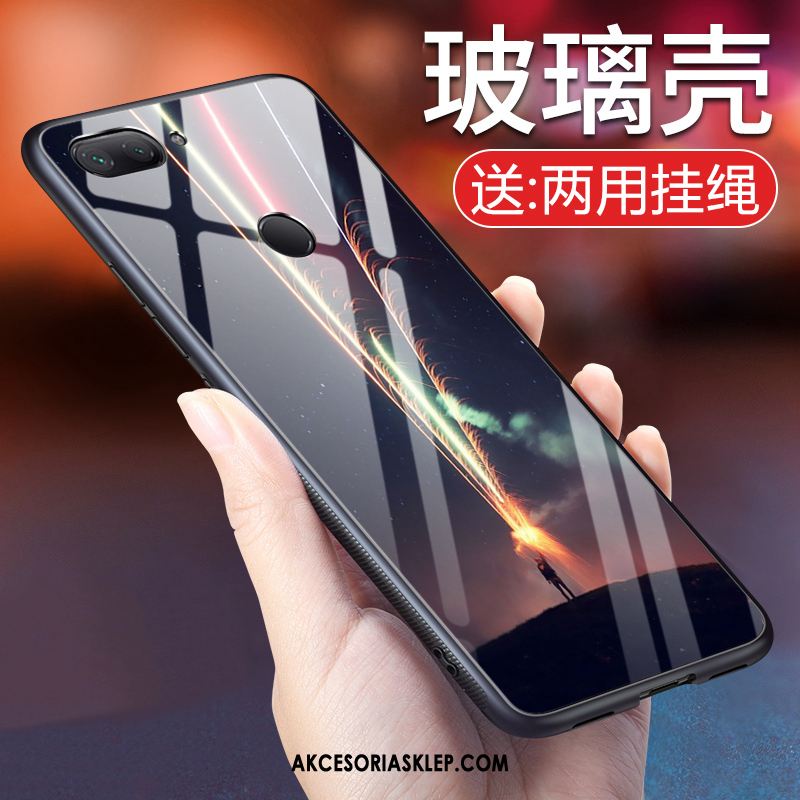 Futerał Xiaomi Mi 8 Lite Wiatr Osobowość Jasny Szkło Ochraniacz Obudowa Tanie