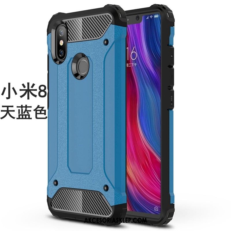 Futerał Xiaomi Mi 8 Miękki Szary Anti-fall All Inclusive Silikonowe Obudowa Tanie