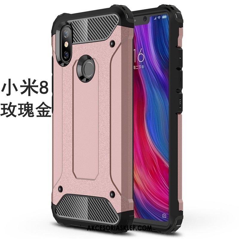 Futerał Xiaomi Mi 8 Miękki Szary Anti-fall All Inclusive Silikonowe Obudowa Tanie