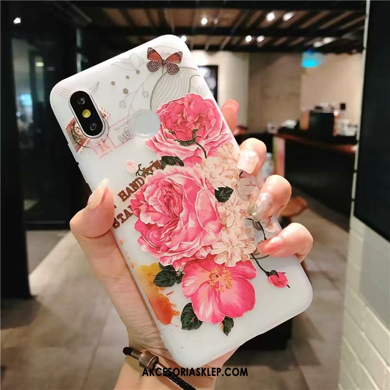 Futerał Xiaomi Mi 8 Piwonia Relief Różowe Telefon Komórkowy Chiński Styl Etui Sprzedam