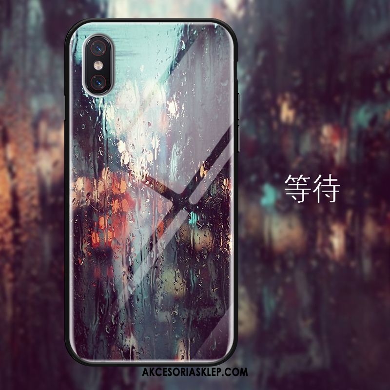 Futerał Xiaomi Mi 8 Pro Czarny Wzór Anti-fall Ochraniacz Piękny Etui Sklep