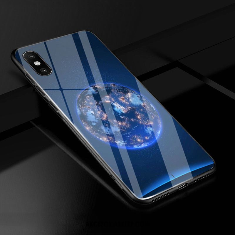 Futerał Xiaomi Mi 8 Pro Kreatywne Niebieski Tendencja Szkło Hartowane All Inclusive Obudowa Tanie