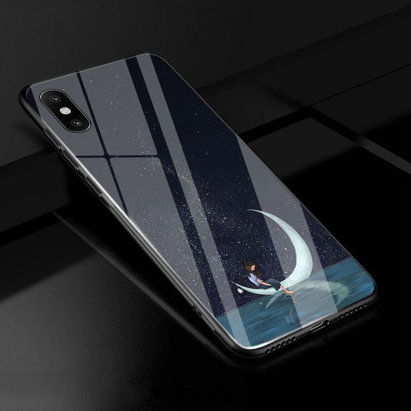 Futerał Xiaomi Mi 8 Pro Kreatywne Niebieski Tendencja Szkło Hartowane All Inclusive Obudowa Tanie