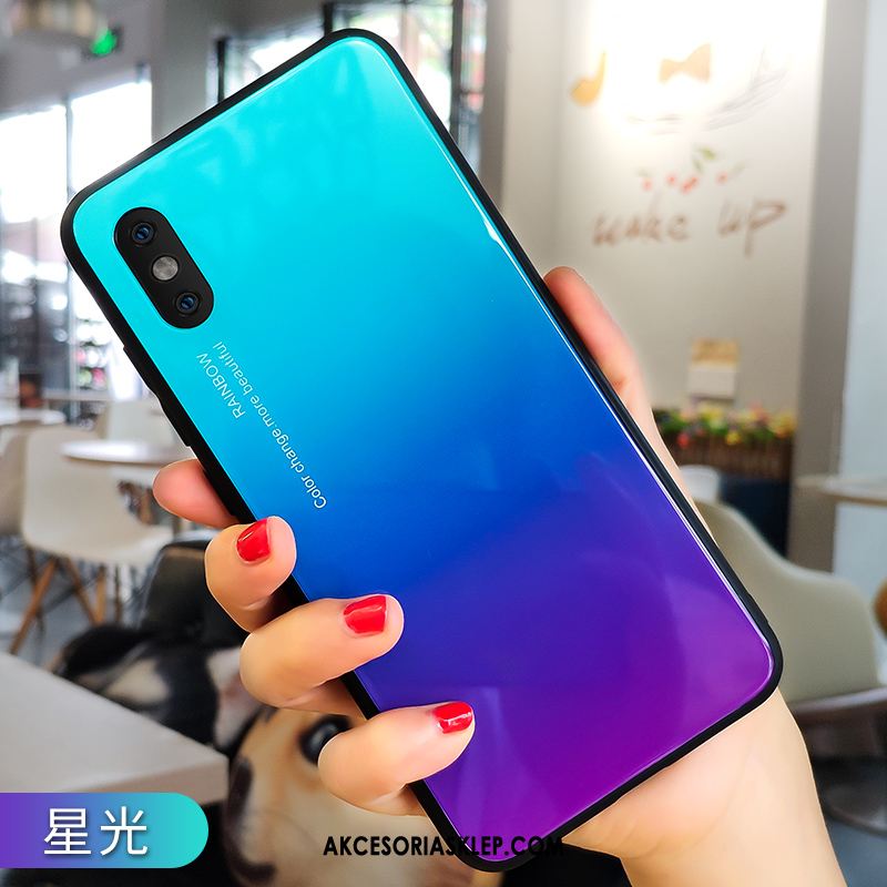 Futerał Xiaomi Mi 8 Pro Miękki Kolor Gradientu Mały Silikonowe Kolorowe Pokrowce Kup