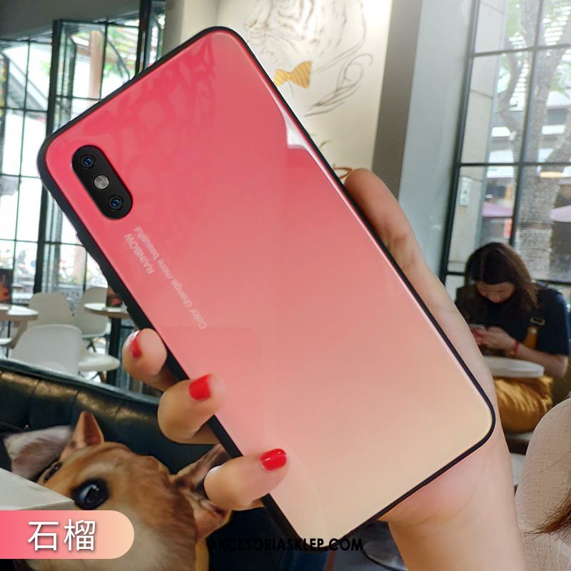 Futerał Xiaomi Mi 8 Pro Miękki Kolor Gradientu Mały Silikonowe Kolorowe Pokrowce Kup