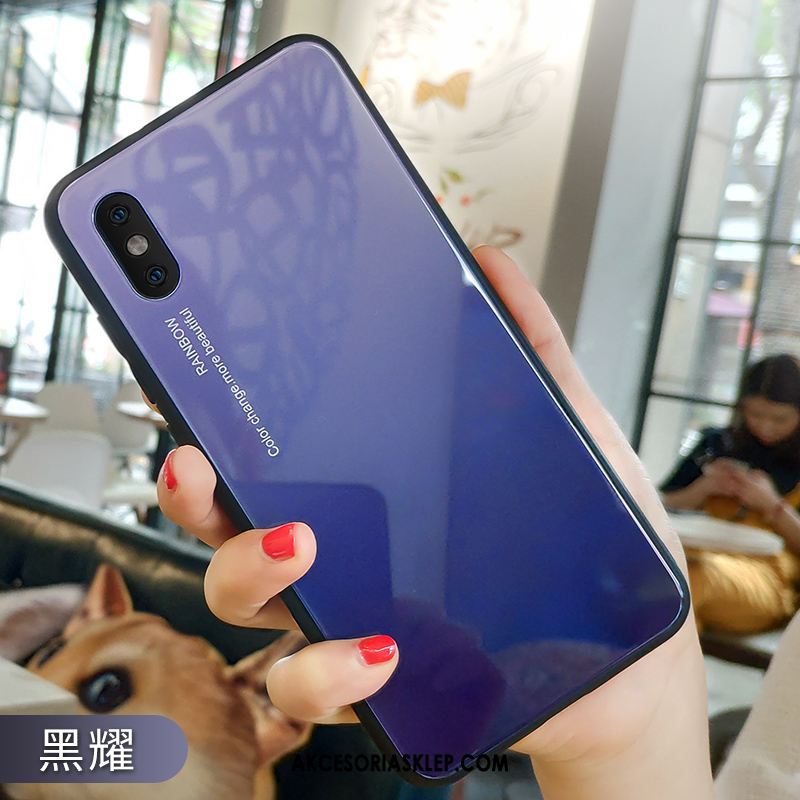 Futerał Xiaomi Mi 8 Pro Miękki Kolor Gradientu Mały Silikonowe Kolorowe Pokrowce Kup