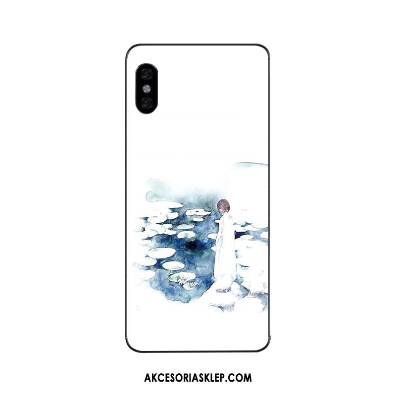 Futerał Xiaomi Mi 8 Pro Ochraniacz Kolor Czerwony Relief Wzór Obudowa Sprzedam