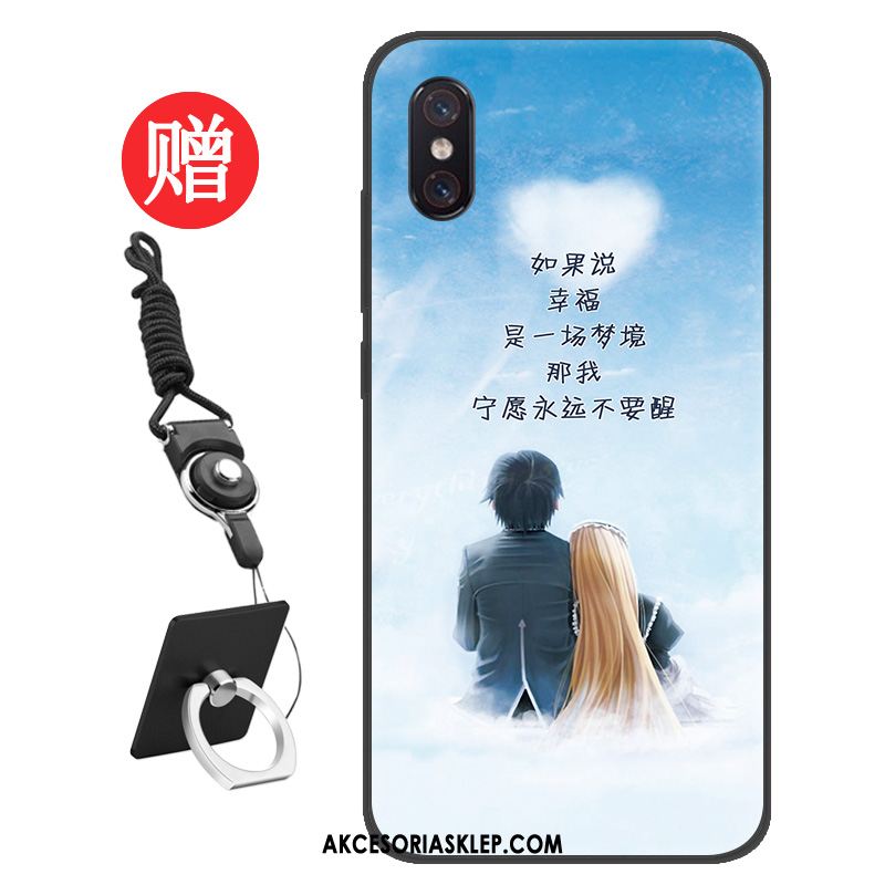 Futerał Xiaomi Mi 8 Pro Ochraniacz Szkło Hartowane Kreatywne Mały Wzór Obudowa Tanie