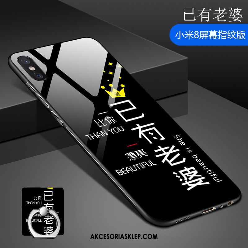 Futerał Xiaomi Mi 8 Pro Tendencja Mały Miękki Wzór Niebieski Etui Kup