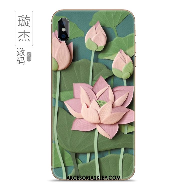 Futerał Xiaomi Mi 8 Pro Zielony Chiński Styl Mały Kwiaty Vintage Pokrowce Kup