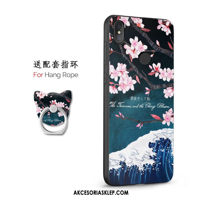 Futerał Xiaomi Mi 8 Relief Anti-fall Mały Silikonowe Vintage Pokrowce Dyskont
