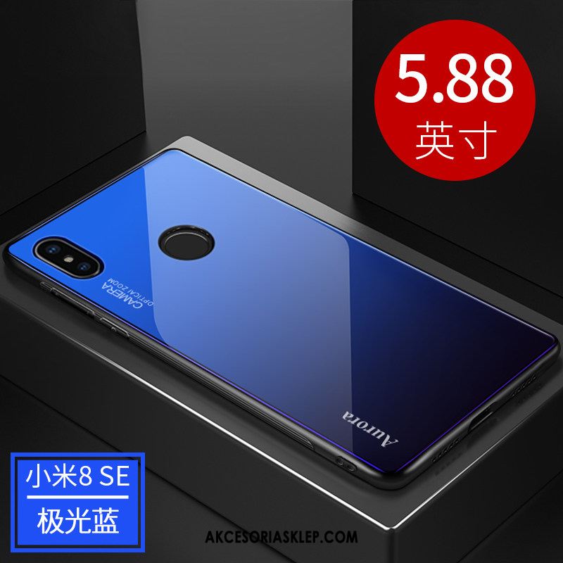 Futerał Xiaomi Mi 8 Se Anti-fall Czerwony Netto Purpurowy Cienkie All Inclusive Obudowa Tanie