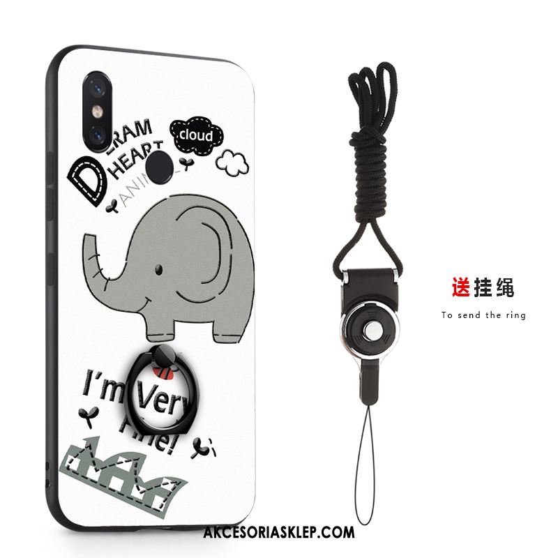 Futerał Xiaomi Mi 8 Se Czarny Ring Osobowość Kreskówka Ochraniacz Obudowa Online