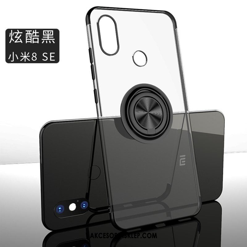 Futerał Xiaomi Mi 8 Se Przezroczysty Cienkie Osobowość Modna Marka Czarny Etui Sprzedam