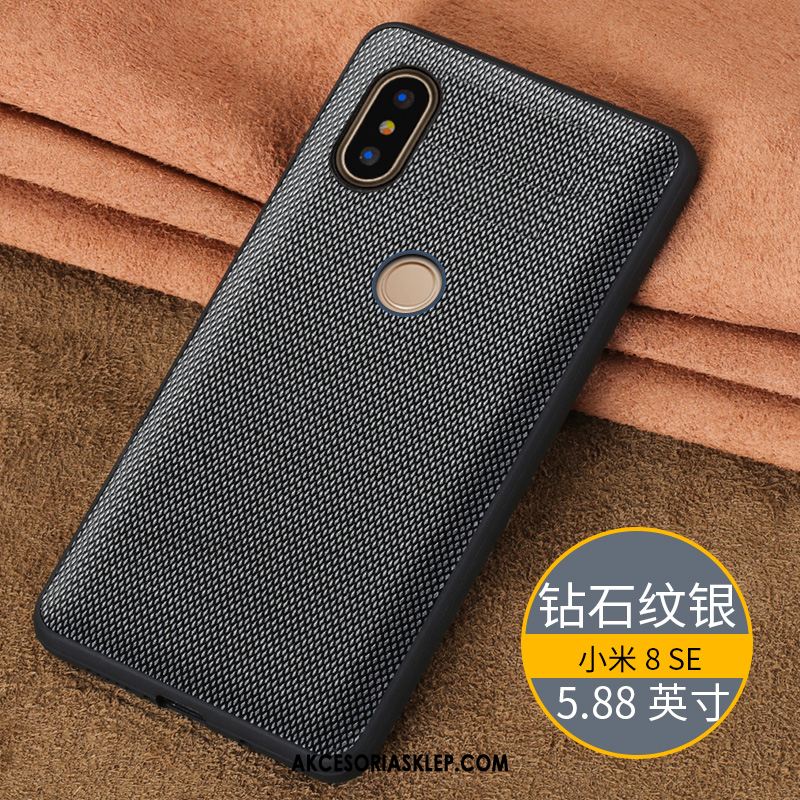 Futerał Xiaomi Mi 8 Se Tylna Pokrywa Ochraniacz Skórzany Futerał Mały Siatkowe Etui Kup