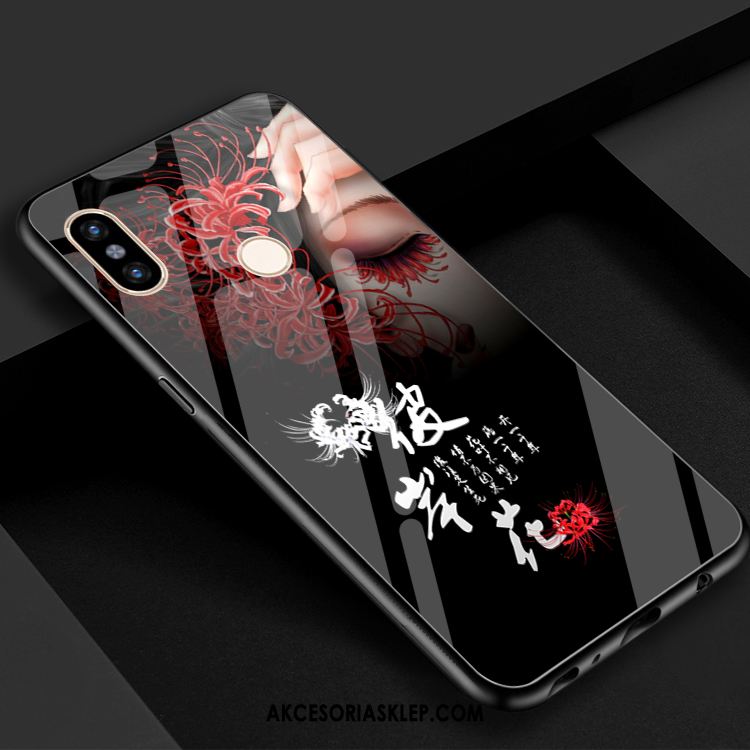 Futerał Xiaomi Mi 8 Szkło Hartowane Biały Czerwony Kreatywne Mały Obudowa Sklep