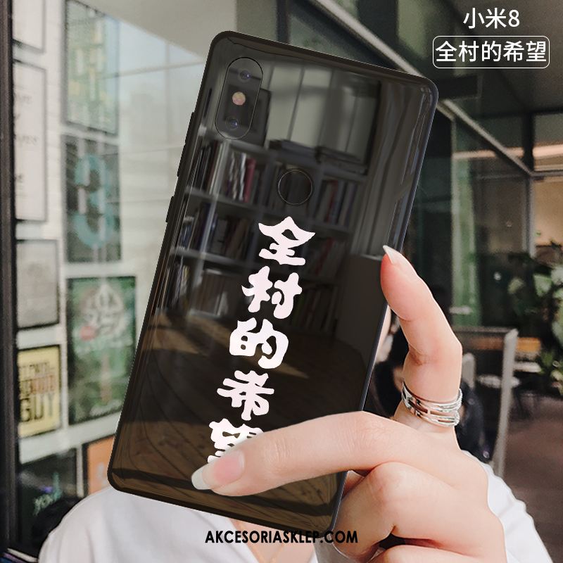 Futerał Xiaomi Mi 8 Tendencja Mały Szkło Hartowane Anti-fall Telefon Komórkowy Etui Tanie