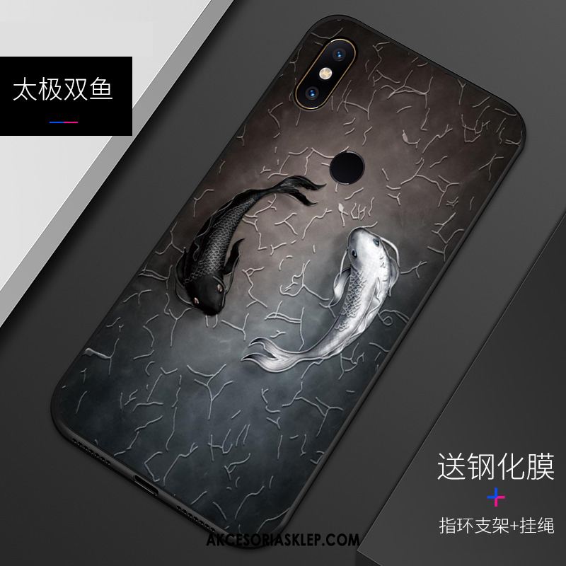 Futerał Xiaomi Mi 8 Tendencja Relief Mały Ochraniacz Nubuku Etui Kup