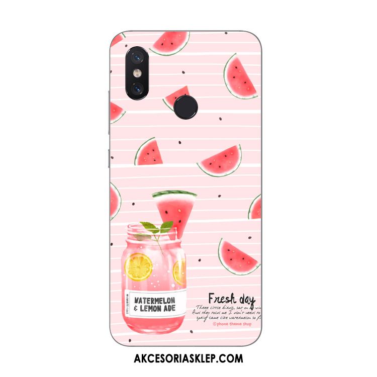 Futerał Xiaomi Mi 8 Truskawka Różowe Arbuz Miękki Mały Pokrowce Tanie