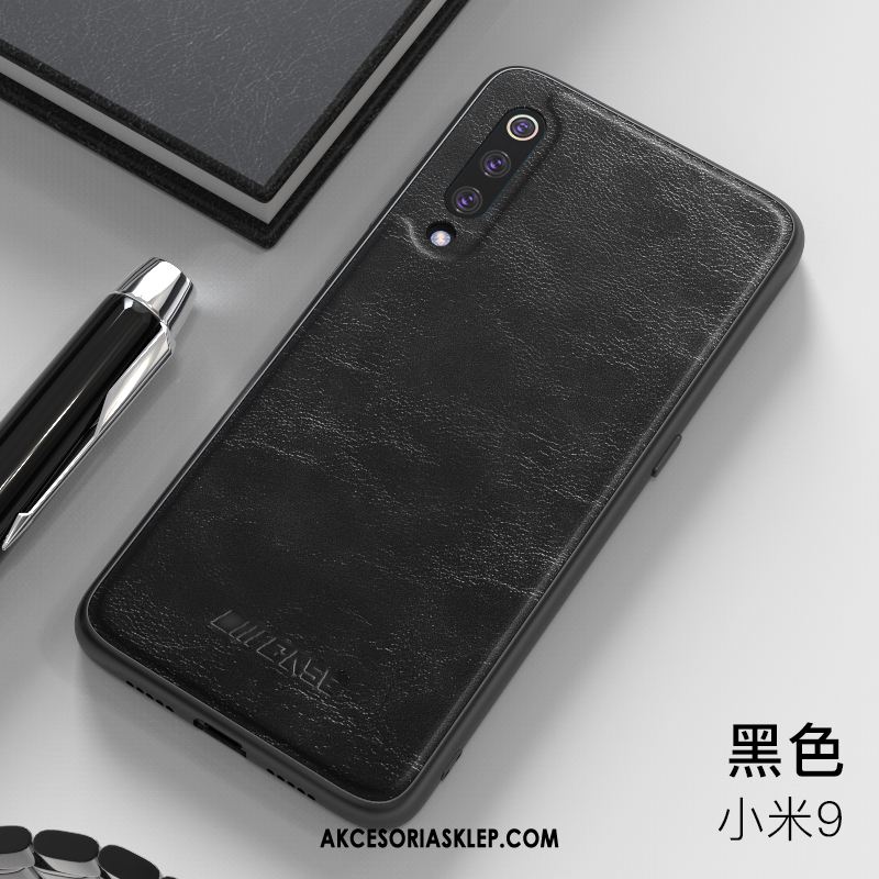Futerał Xiaomi Mi 9 Nubuku Modna Marka Mały Telefon Komórkowy Osobowość Pokrowce Tanie