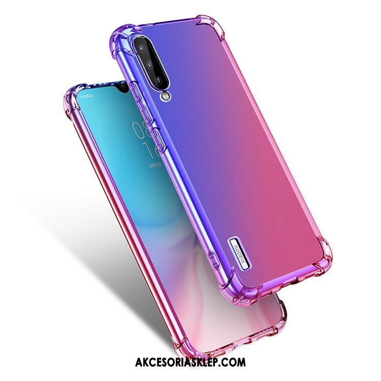 Futerał Xiaomi Mi A3 Miękki Anti-fall Gradient Mały Tęcza Etui Tanie