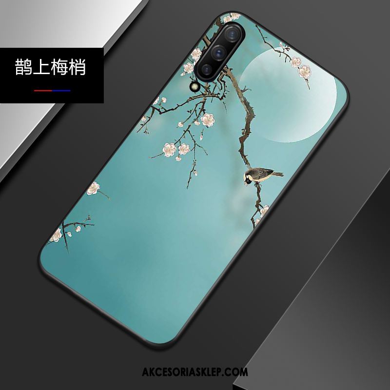 Futerał Xiaomi Mi A3 Zielony Silikonowe Ochraniacz Relief Osobowość Etui Tanie