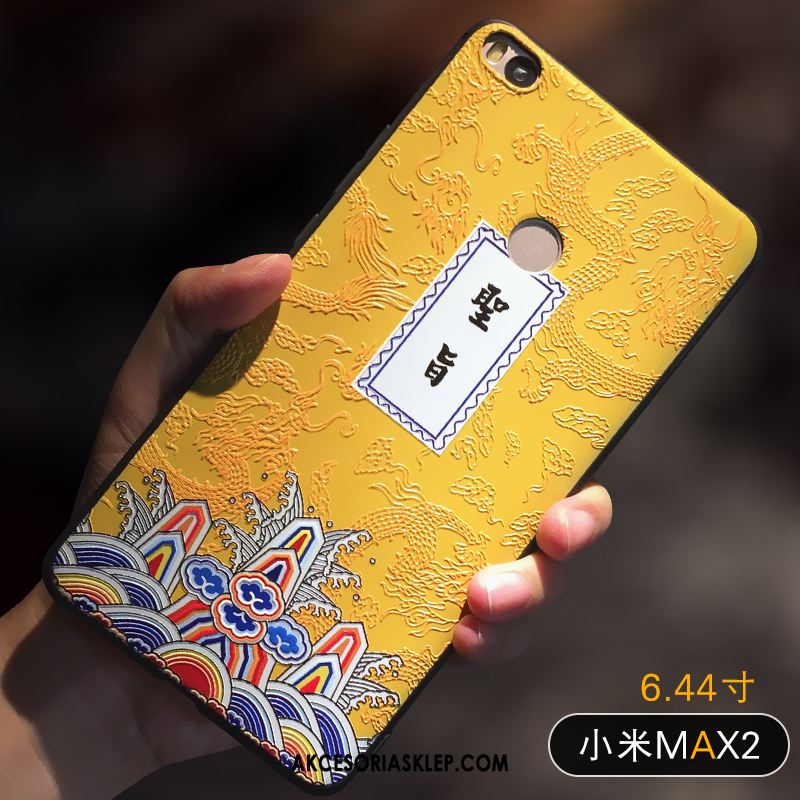 Futerał Xiaomi Mi Max 2 Anti-fall Czarny Tendencja Osobowość Silikonowe Pokrowce Sprzedam
