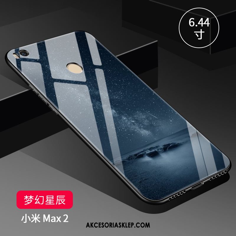 Futerał Xiaomi Mi Max 2 Anti-fall Mały Nubuku Niebieski Kreatywne Etui Sklep