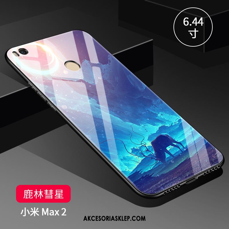 Futerał Xiaomi Mi Max 2 Anti-fall Mały Nubuku Niebieski Kreatywne Etui Sklep