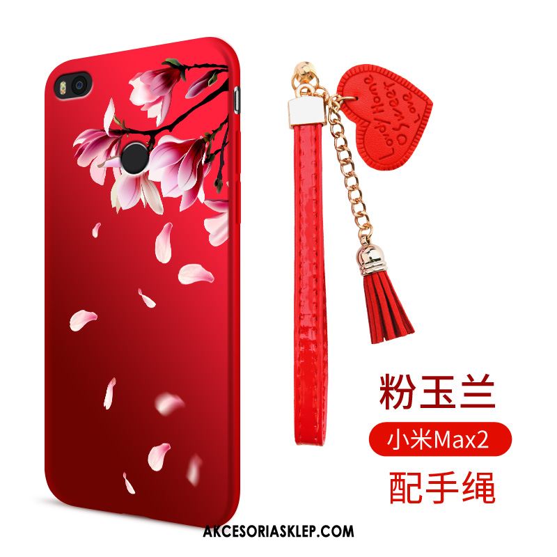 Futerał Xiaomi Mi Max 2 Telefon Komórkowy Miękki All Inclusive Anti-fall Czerwony Obudowa Kupię