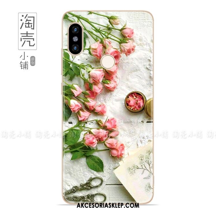 Futerał Xiaomi Mi Max 3 Telefon Komórkowy Proste Różowy Miękki Kwiaty Pokrowce Online