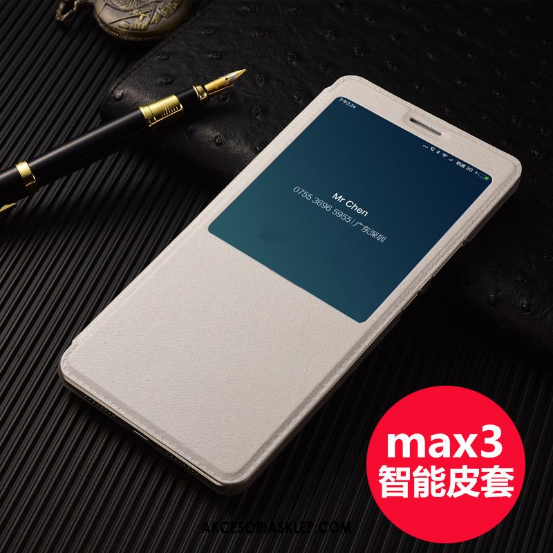 Futerał Xiaomi Mi Max 3 Telefon Komórkowy Różowe Ochraniacz Mały Skórzany Futerał Etui Tanie