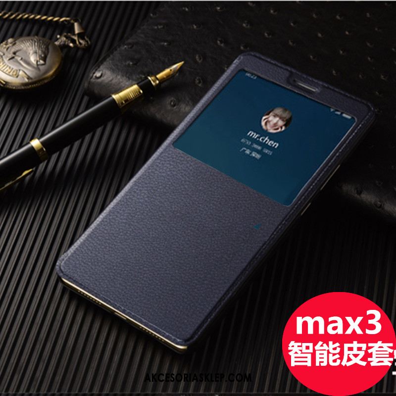 Futerał Xiaomi Mi Max 3 Telefon Komórkowy Różowe Ochraniacz Mały Skórzany Futerał Etui Tanie