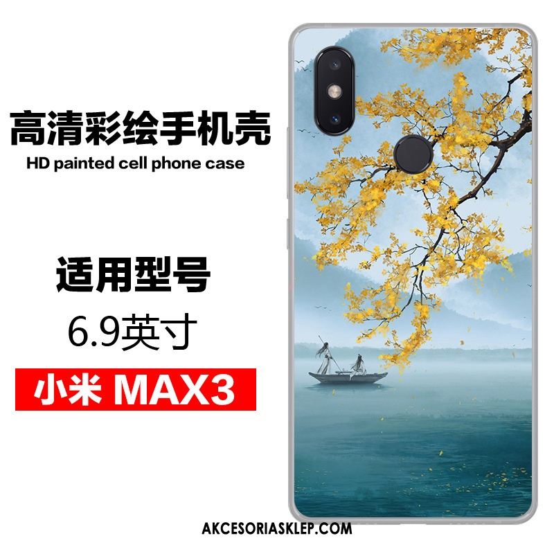 Futerał Xiaomi Mi Max 3 Wiatr Osobowość Mały Niebieski Kreatywne Pokrowce Sprzedam