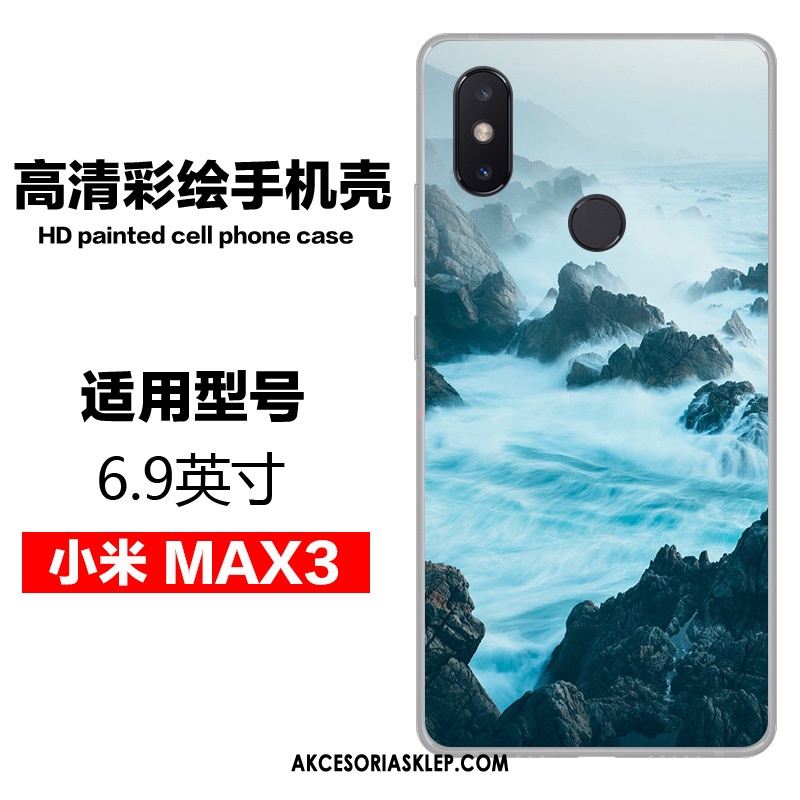 Futerał Xiaomi Mi Max 3 Wiatr Osobowość Mały Niebieski Kreatywne Pokrowce Sprzedam