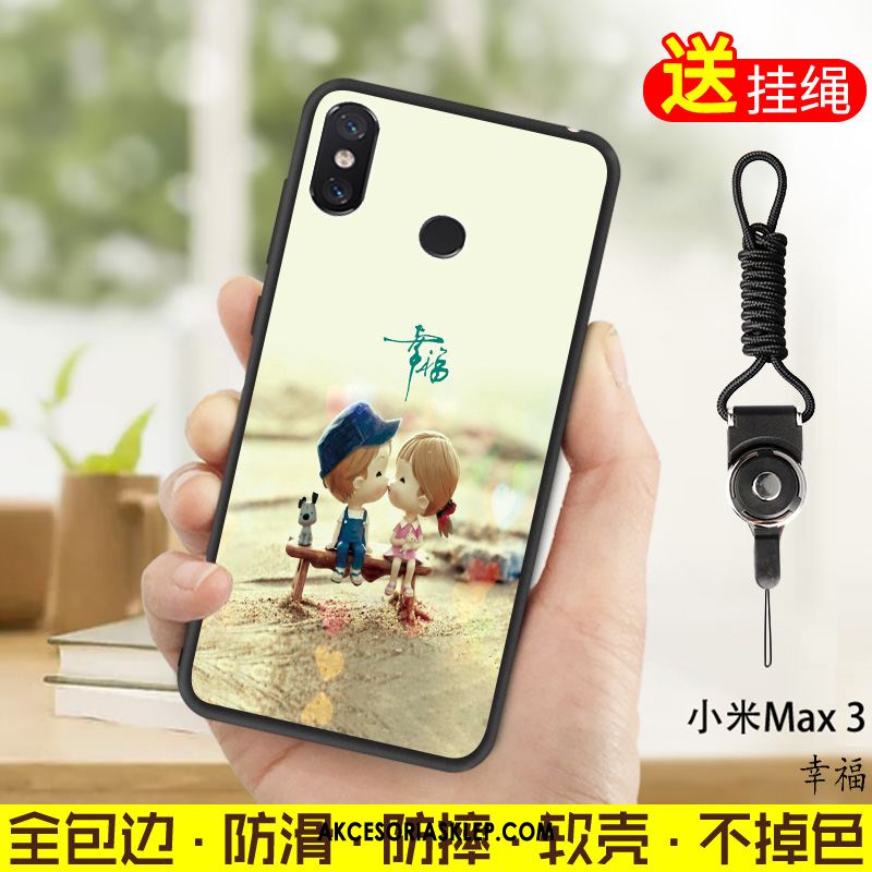 Futerał Xiaomi Mi Max 3 Zielony Ochraniacz Wiszące Ozdoby Telefon Komórkowy Anti-fall Etui Tanie