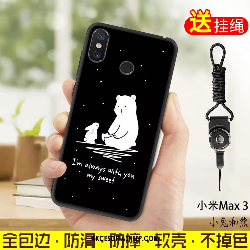 Futerał Xiaomi Mi Max 3 Zielony Ochraniacz Wiszące Ozdoby Telefon Komórkowy Anti-fall Etui Tanie