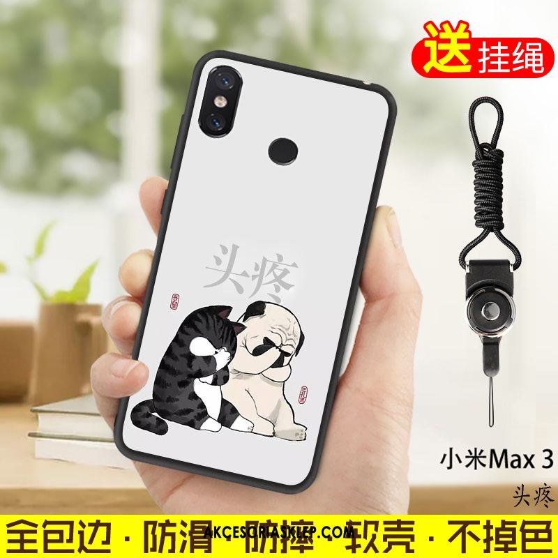 Futerał Xiaomi Mi Max 3 Zielony Ochraniacz Wiszące Ozdoby Telefon Komórkowy Anti-fall Etui Tanie