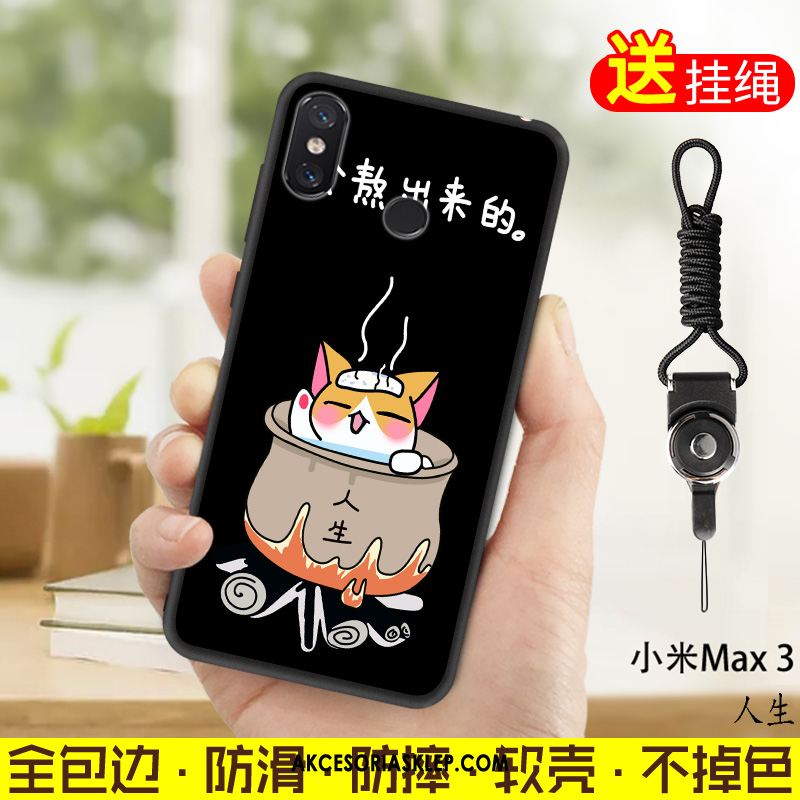 Futerał Xiaomi Mi Max 3 Zielony Ochraniacz Wiszące Ozdoby Telefon Komórkowy Anti-fall Etui Tanie