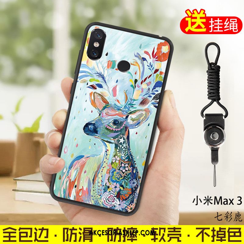 Futerał Xiaomi Mi Max 3 Zielony Ochraniacz Wiszące Ozdoby Telefon Komórkowy Anti-fall Etui Tanie