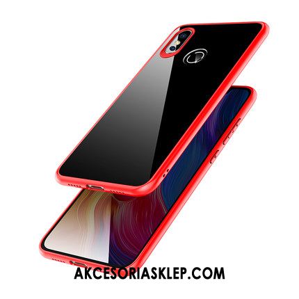 Futerał Xiaomi Mi Mix 2 Przezroczysty Mały Telefon Komórkowy Ochrona Czerwony Obudowa Oferta