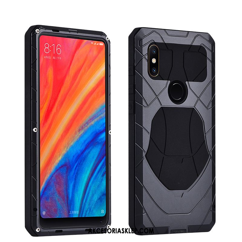 Futerał Xiaomi Mi Mix 2s Niebieski Trzy Mechanizmy Obronne Mały Ochraniacz All Inclusive Etui Sprzedam