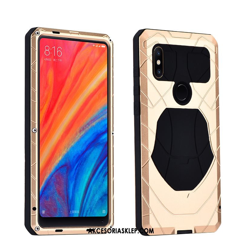 Futerał Xiaomi Mi Mix 2s Niebieski Trzy Mechanizmy Obronne Mały Ochraniacz All Inclusive Etui Sprzedam