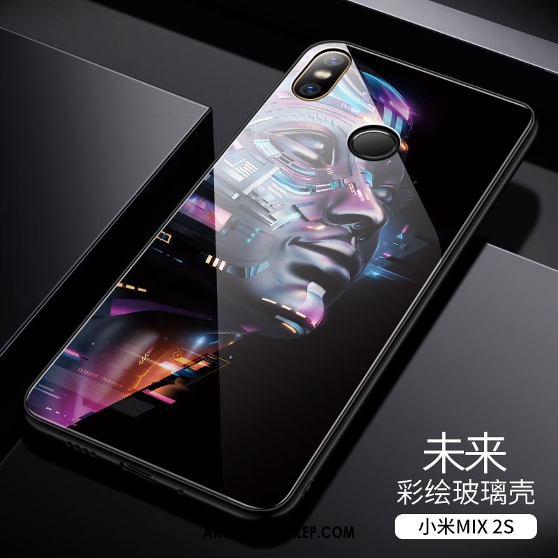 Futerał Xiaomi Mi Mix 2s Ochraniacz Anti-fall Telefon Komórkowy Szkło Hartowane Osobowość Na Sprzedaż