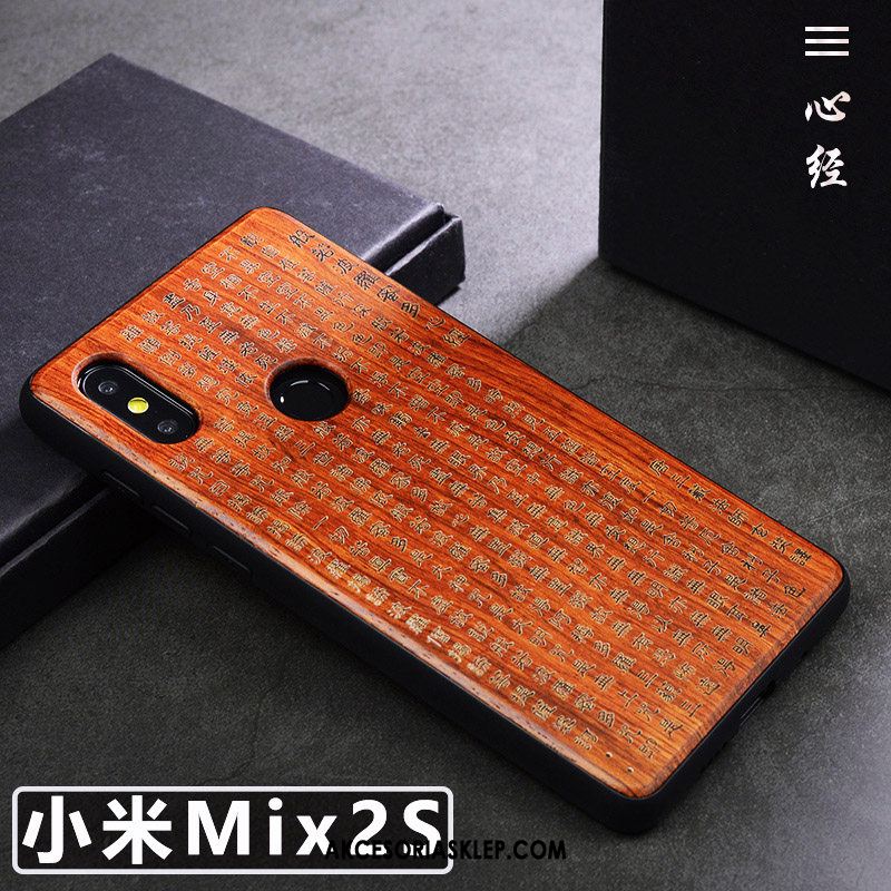 Futerał Xiaomi Mi Mix 2s Z Litego Drewna Telefon Komórkowy Proste Anti-fall Sztuka Pokrowce Kupię